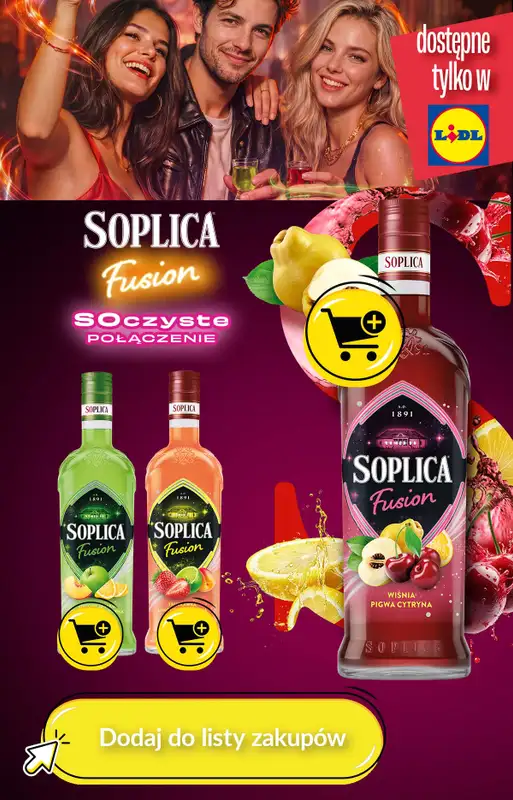 Lidl - gazetka promocyjna Soplica - odkryj smaki lata w Lidlu od soboty 08.08 do piątku 14.08 - strona 4