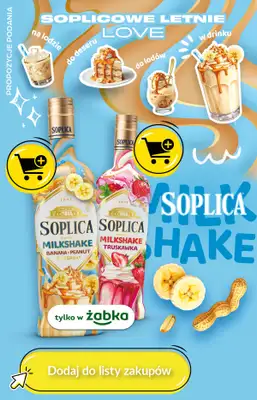 Żabka - gazetka promocyjna Soplica - odkryj smaki lata w Żabce od soboty 08.08 do piątku 14.08