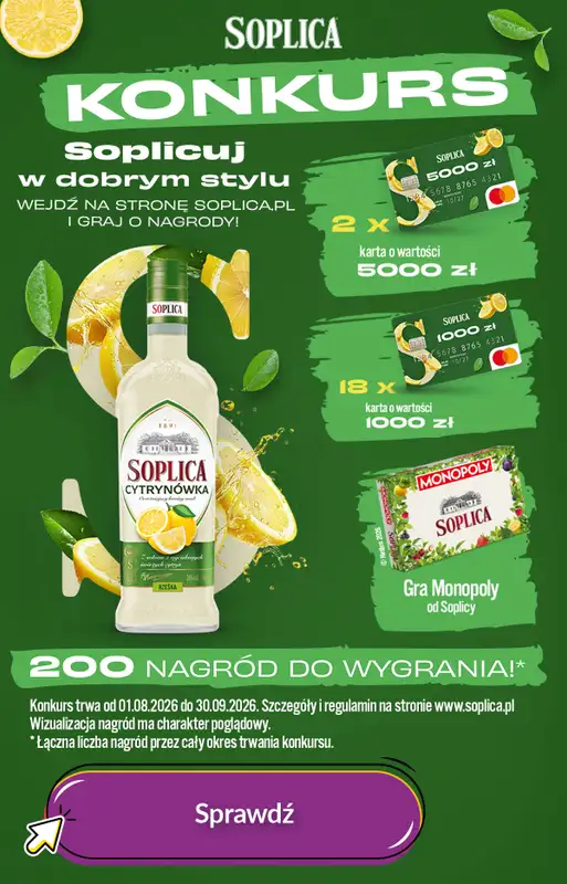 Żabka - gazetka promocyjna Soplica - odkryj smaki lata w Żabce od soboty 08.08 do piątku 14.08 - strona 2