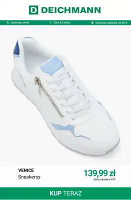 Deichmann - gazetka promocyjna Sneakersy damskie retro od niedzieli 09.08  - strona 7