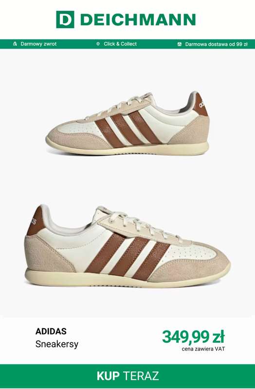 Deichmann - gazetka promocyjna Sneakersy damskie retro od niedzieli 09.08  - strona 2