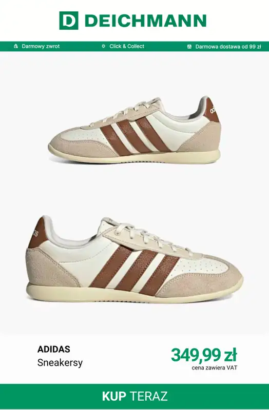 Deichmann - gazetka promocyjna Sneakersy damskie retro od niedzieli 09.08  - strona 2