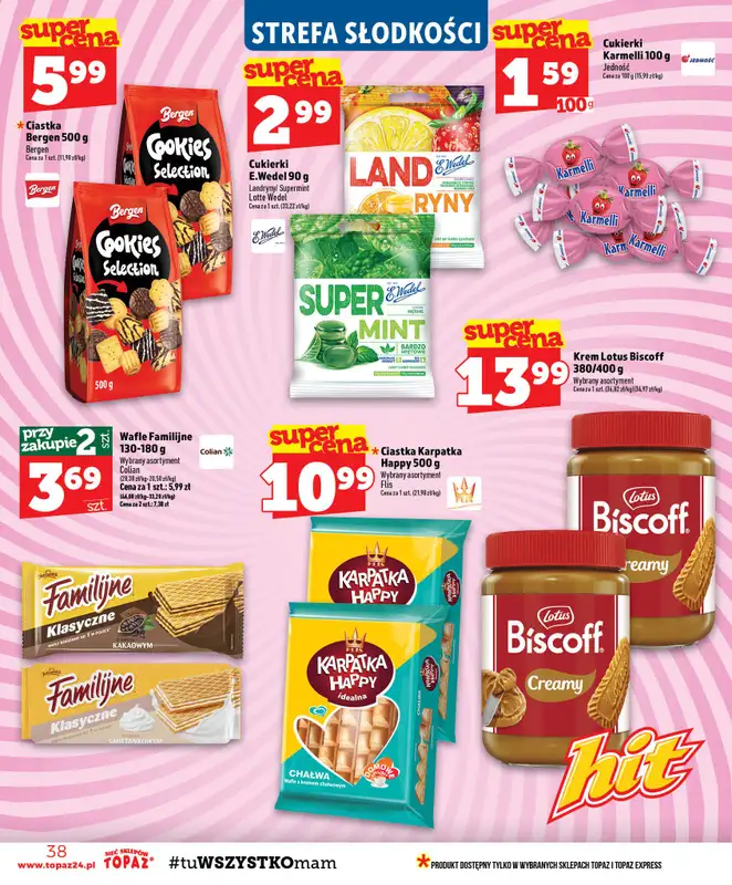 TOPAZ - gazetka promocyjna Gazetka od czwartku 13.08 do środy 19.08 - strona 38