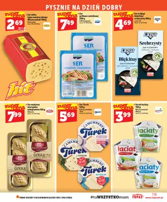 TOPAZ - gazetka promocyjna Gazetka od czwartku 13.08 do środy 19.08 - strona 19