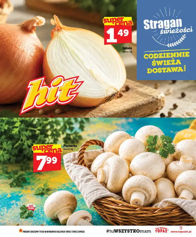 TOPAZ - gazetka promocyjna Gazetka od czwartku 13.08 do środy 19.08 - strona 9