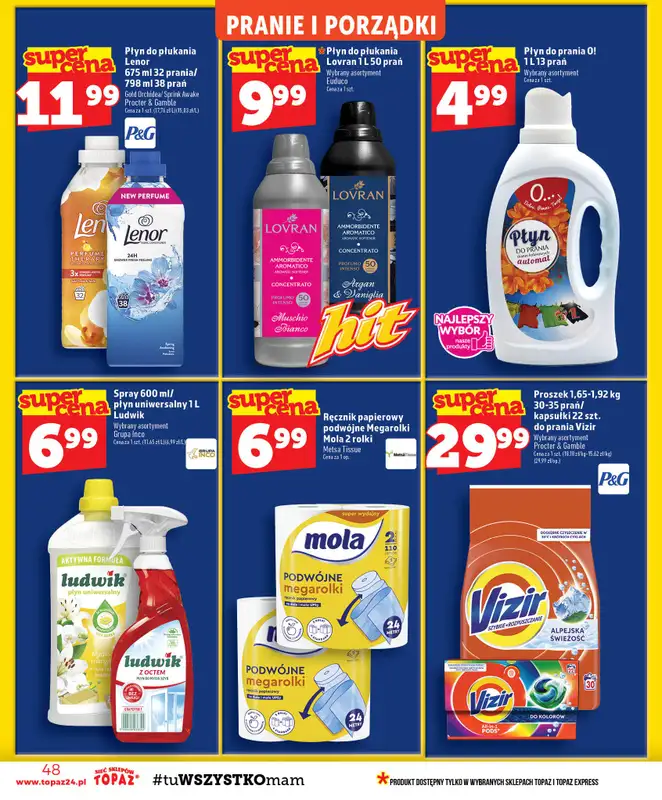 TOPAZ - gazetka promocyjna Gazetka od czwartku 13.08 do środy 19.08 - strona 48