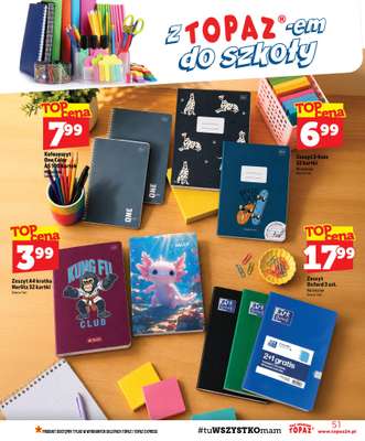 TOPAZ - gazetka promocyjna Gazetka od czwartku 13.08 do środy 19.08 - strona 51