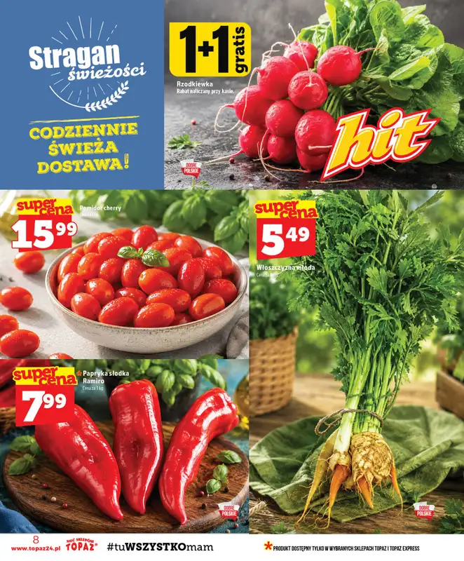 TOPAZ - gazetka promocyjna Gazetka od czwartku 13.08 do środy 19.08 - strona 8