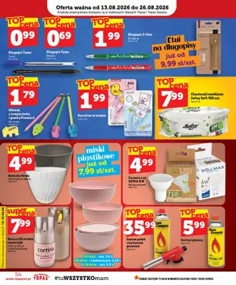 TOPAZ - gazetka promocyjna Gazetka od czwartku 13.08 do środy 19.08 - strona 54