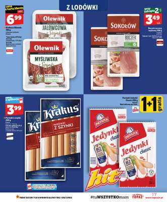 TOPAZ - gazetka promocyjna Gazetka od czwartku 13.08 do środy 19.08 - strona 17