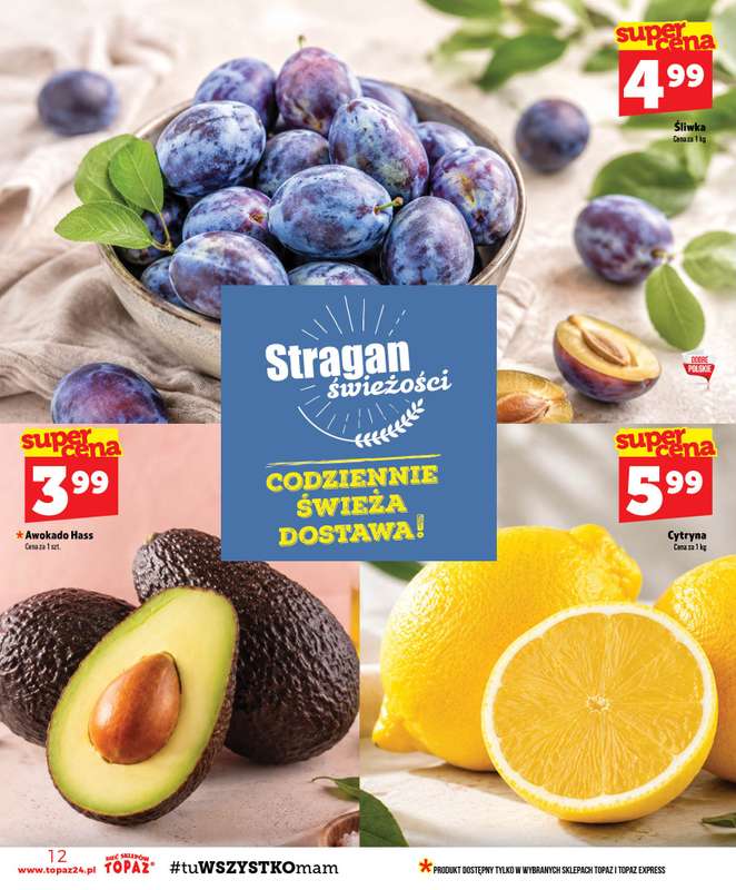 TOPAZ - gazetka promocyjna Gazetka od czwartku 13.08 do środy 19.08 - strona 12