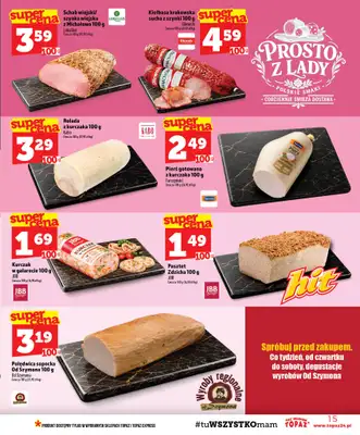 TOPAZ - gazetka promocyjna Gazetka od czwartku 13.08 do środy 19.08 - strona 15