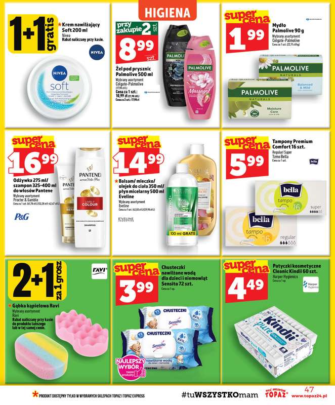 TOPAZ - gazetka promocyjna Gazetka od czwartku 13.08 do środy 19.08 - strona 47