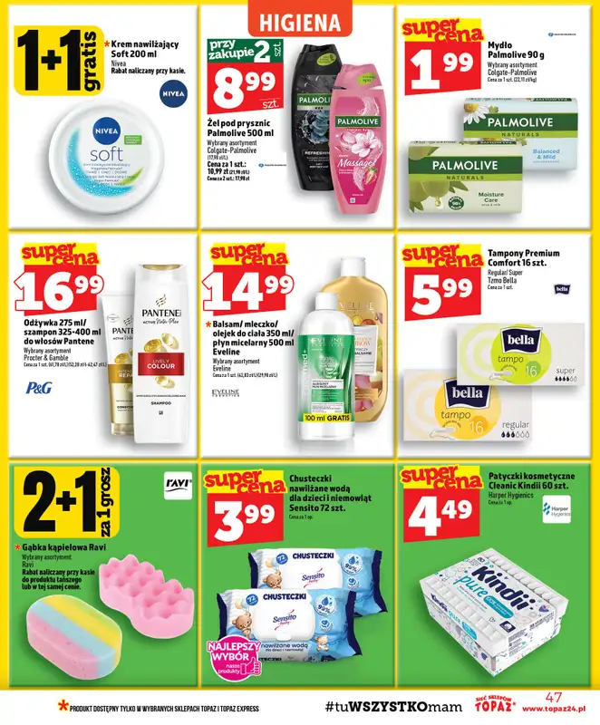 TOPAZ - gazetka promocyjna Gazetka od czwartku 13.08 do środy 19.08 - strona 47