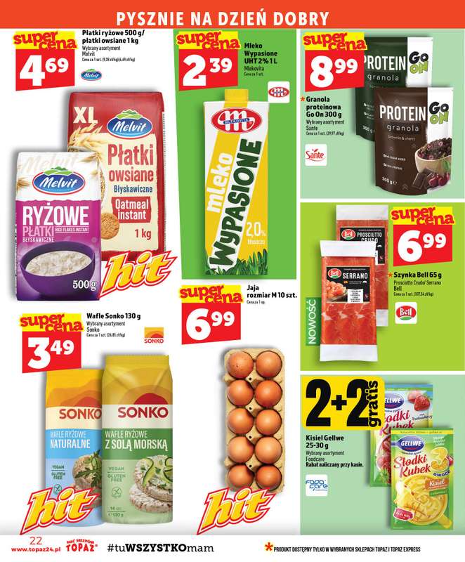 TOPAZ - gazetka promocyjna Gazetka od czwartku 13.08 do środy 19.08 - strona 22