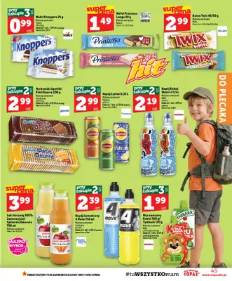 TOPAZ - gazetka promocyjna Gazetka od czwartku 13.08 do środy 19.08 - strona 45