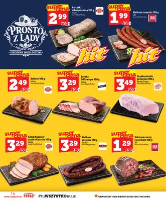 TOPAZ - gazetka promocyjna Gazetka od czwartku 13.08 do środy 19.08 - strona 14