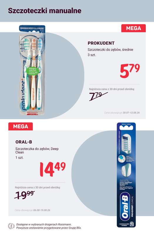 Rossmann - gazetka promocyjna Higiena jamy ustnej - super okazje! od soboty 08.08 do środy 12.08 - strona 4