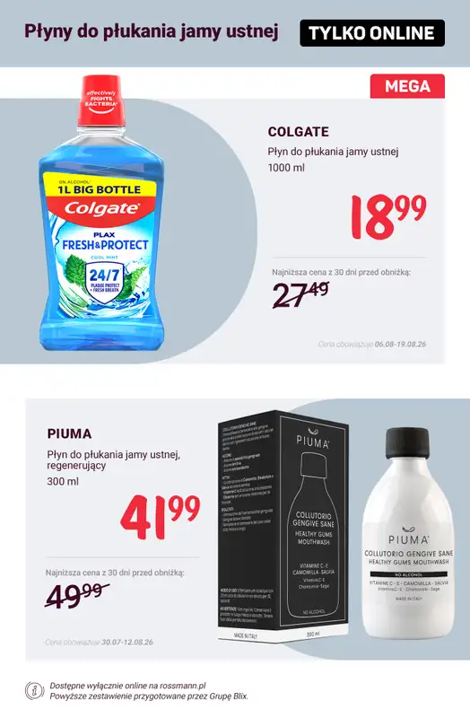 Rossmann - gazetka promocyjna Higiena jamy ustnej - super okazje! od soboty 08.08 do środy 12.08 - strona 9