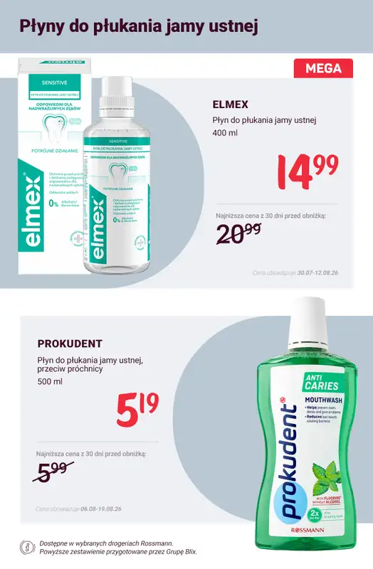 Rossmann - gazetka promocyjna Higiena jamy ustnej - super okazje! od soboty 08.08 do środy 12.08 - strona 5