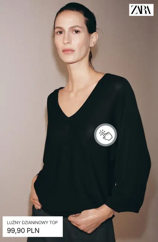 Zara - gazetka promocyjna Odzież basic od piątku 07.08  - strona 2
