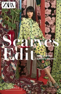 Zara - gazetka promocyjna Kolekcja Scarves Edit od soboty 08.08 
