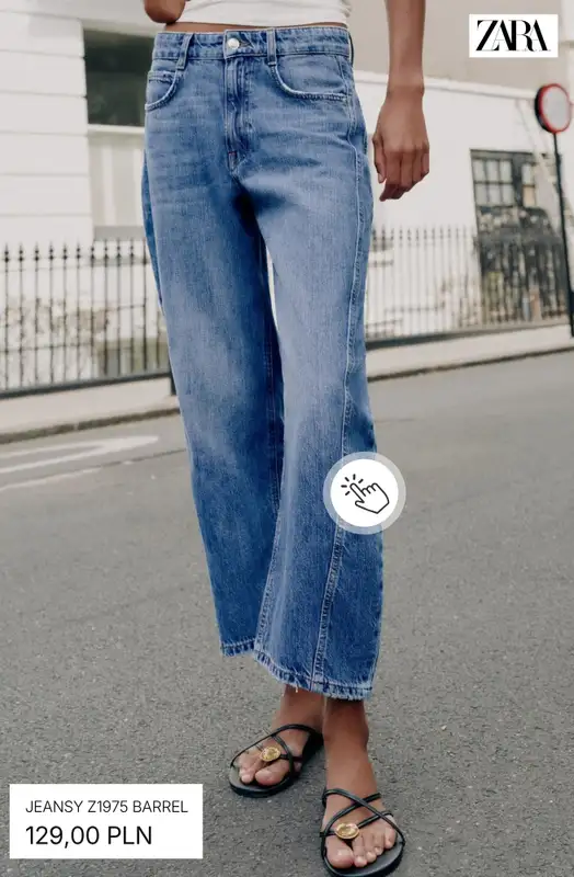 Zara - gazetka promocyjna Jeansy balloon i barrel od niedzieli 09.08  - strona 6