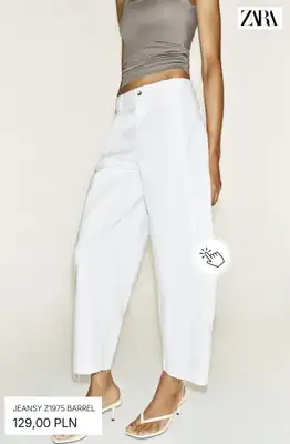 Zara - gazetka promocyjna Jeansy balloon i barrel od niedzieli 09.08  - strona 8