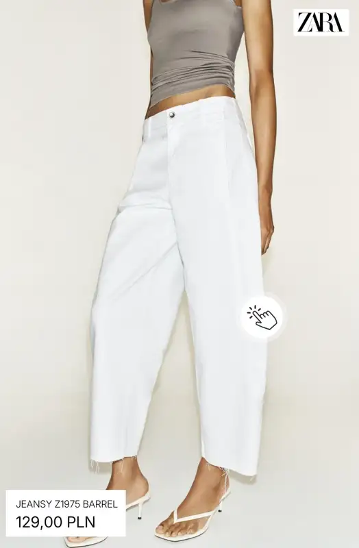 Zara - gazetka promocyjna Jeansy balloon i barrel od niedzieli 09.08  - strona 8