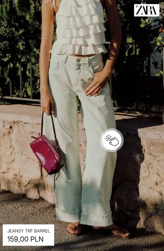 Zara - gazetka promocyjna Jeansy balloon i barrel od niedzieli 09.08  - strona 3