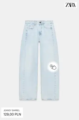 Zara - gazetka promocyjna Jeansy balloon i barrel od niedzieli 09.08  - strona 11