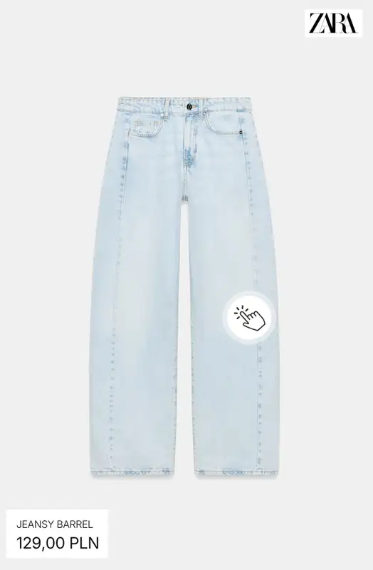 Zara - gazetka promocyjna Jeansy balloon i barrel od niedzieli 09.08  - strona 11