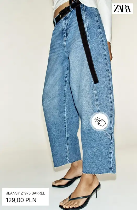 Zara - gazetka promocyjna Jeansy balloon i barrel od niedzieli 09.08  - strona 10