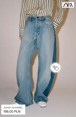 Zara - gazetka promocyjna Jeansy balloon i barrel od niedzieli 09.08  - strona 7