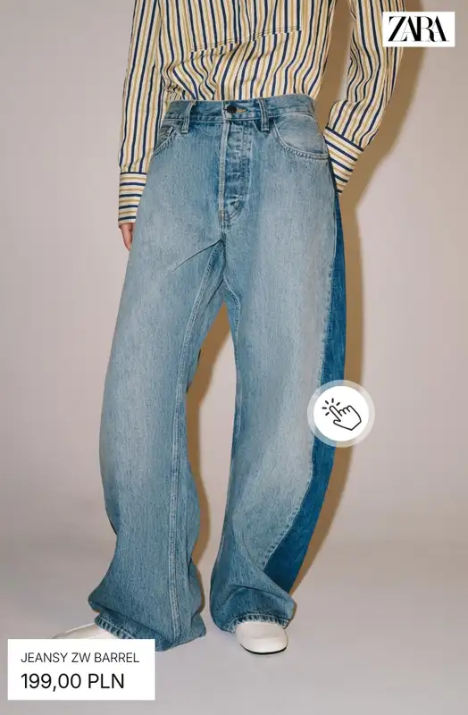 Zara - gazetka promocyjna Jeansy balloon i barrel od niedzieli 09.08  - strona 7
