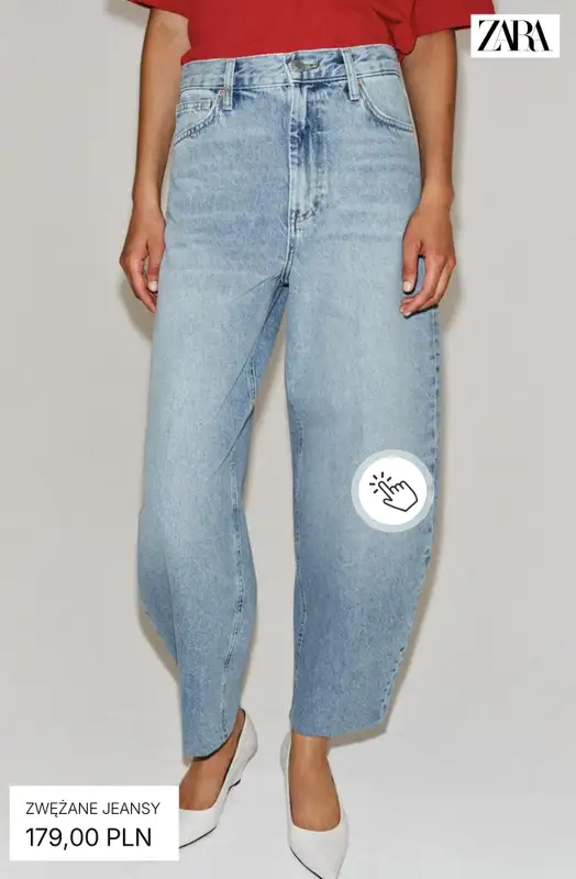 Zara - gazetka promocyjna Jeansy balloon i barrel od niedzieli 09.08  - strona 5