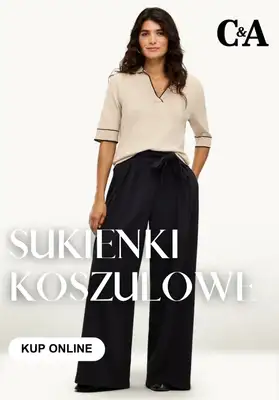 C&A - gazetka promocyjna Sukienki koszulowe od piątku 07.08 