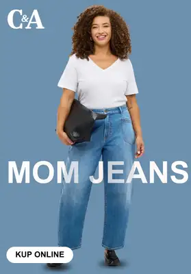 C&A - gazetka promocyjna Mom jeans od soboty 08.08 