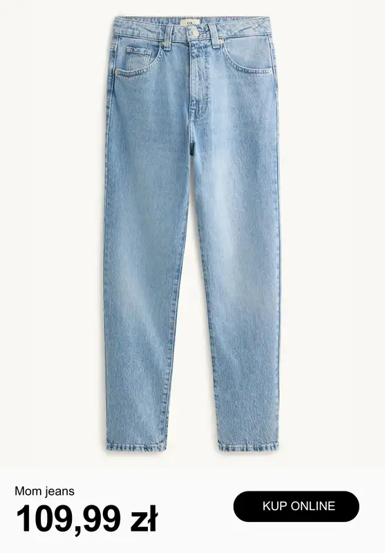 C&A - gazetka promocyjna Mom jeans od soboty 08.08  - strona 10