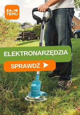 Temu - gazetka promocyjna Elektrorzędzia do ogrodu od piątku 07.08 