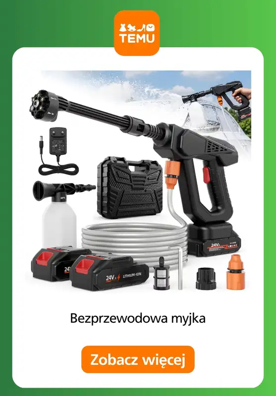 Temu - gazetka promocyjna Elektrorzędzia do ogrodu od piątku 07.08  - strona 7
