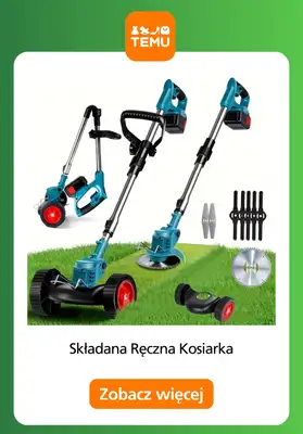 Temu - gazetka promocyjna Elektrorzędzia do ogrodu od piątku 07.08  - strona 3