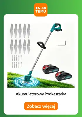 Temu - gazetka promocyjna Elektrorzędzia do ogrodu od piątku 07.08  - strona 4