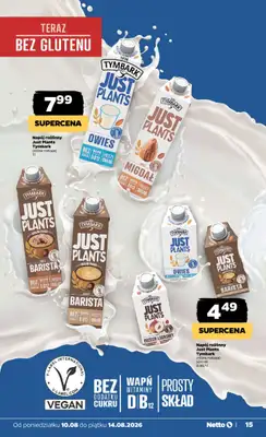 Netto - gazetka promocyjna Gazetka Spożywcza od poniedziałku 10.08 do piątku 14.08 - strona 15