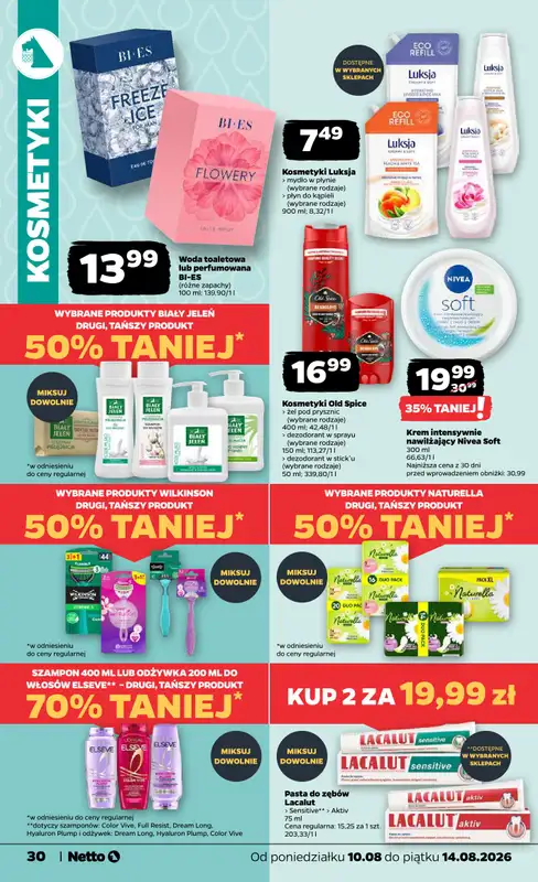 Netto - gazetka promocyjna Gazetka Spożywcza od poniedziałku 10.08 do piątku 14.08 - strona 30