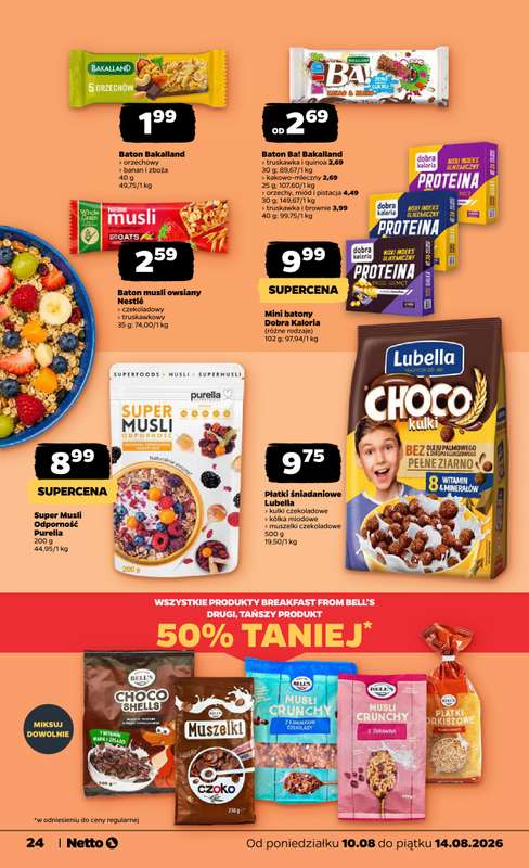 Netto - gazetka promocyjna Gazetka Spożywcza od poniedziałku 10.08 do piątku 14.08 - strona 24