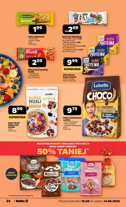 Netto - gazetka promocyjna Gazetka Spożywcza od poniedziałku 10.08 do piątku 14.08 - strona 24
