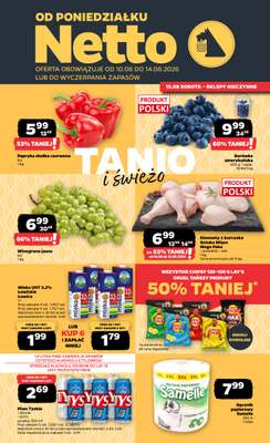Netto - gazetka promocyjna Gazetka Spożywcza od poniedziałku 10.08 do piątku 14.08