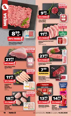 Netto - gazetka promocyjna Gazetka Spożywcza od poniedziałku 10.08 do piątku 14.08 - strona 18