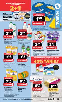 Netto - gazetka promocyjna Gazetka Spożywcza od poniedziałku 10.08 do piątku 14.08 - strona 13